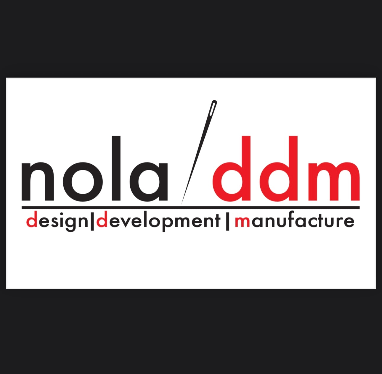 (NOLA DDM) New Orleans Design,Development &Manufacture logo