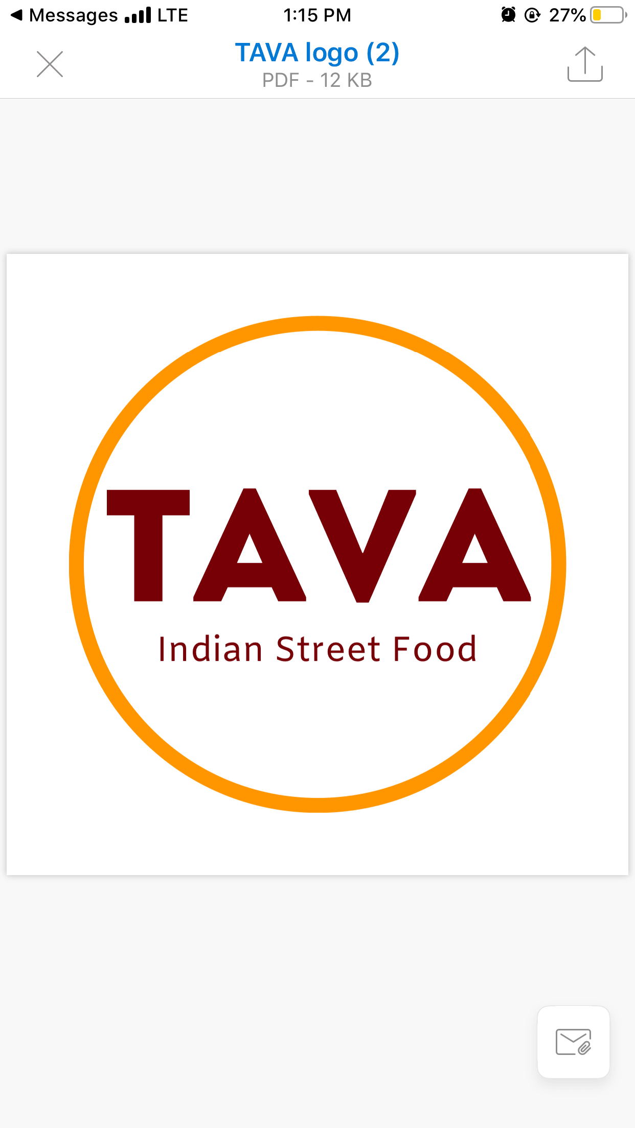 Tava Indian Street Food logo