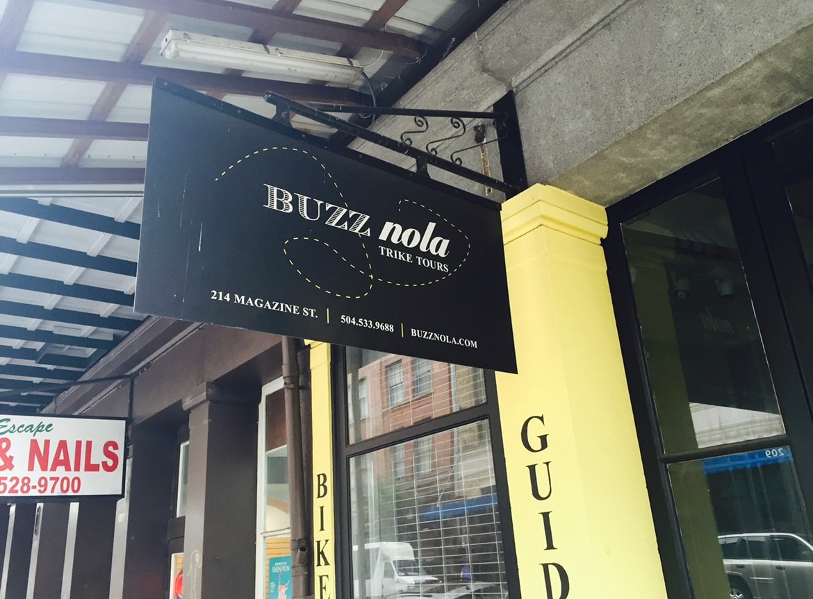 Buzz Nola Bike Tours Rentals & Sales logo