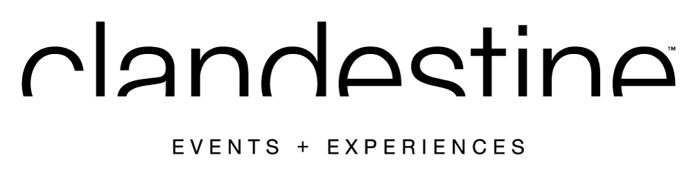 Clandestine Events + Experiences logo