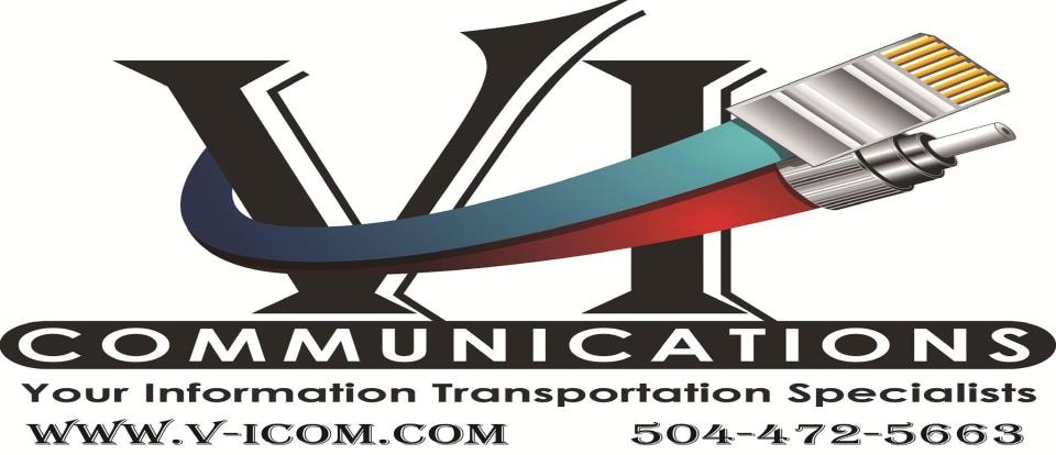 V.I. Communications logo