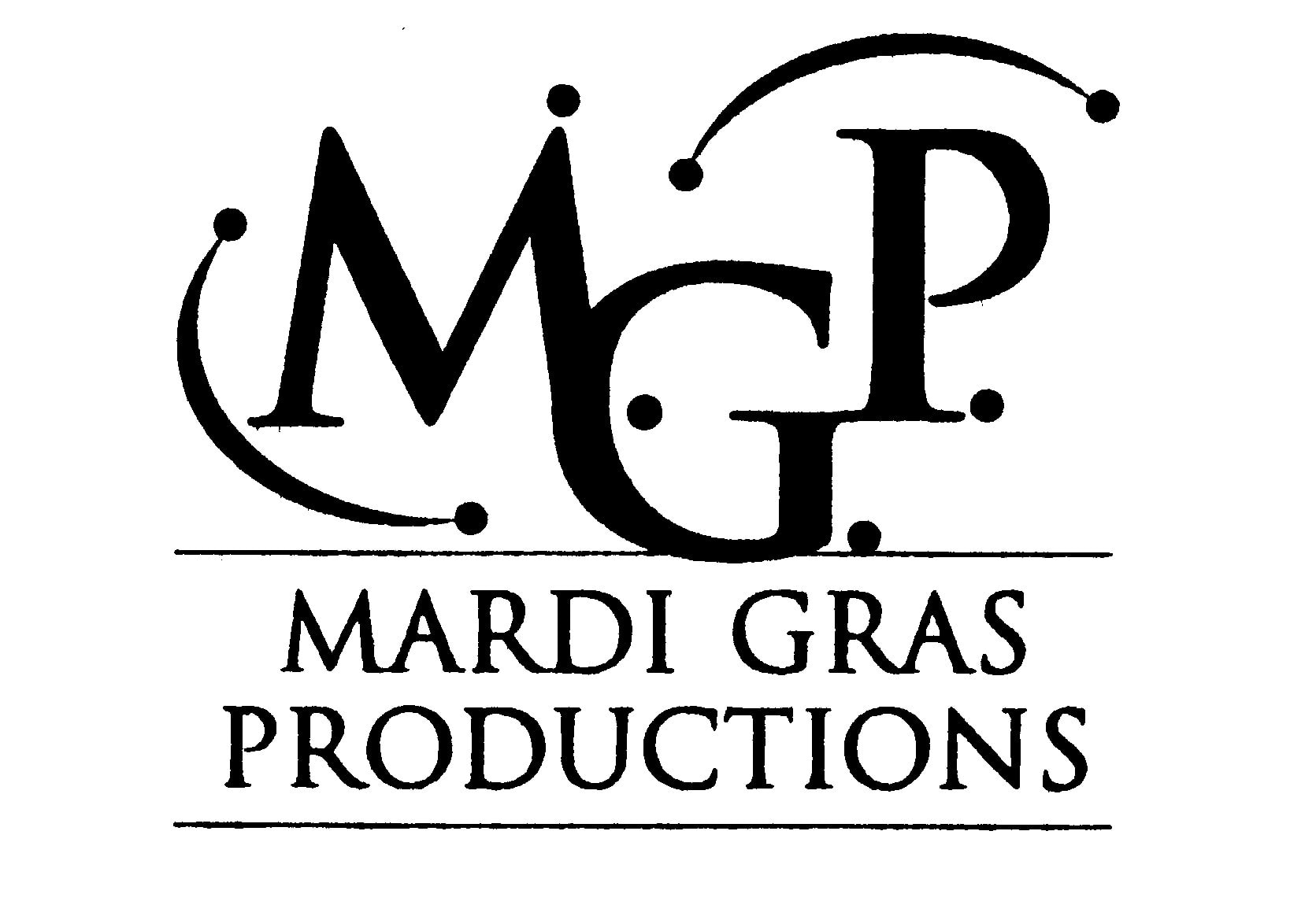 Mardi Gras Productions logo